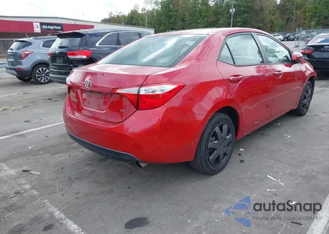 2015 Toyota Corolla Le из США, поврежденный, VIN 2T1BURHE9FC452948